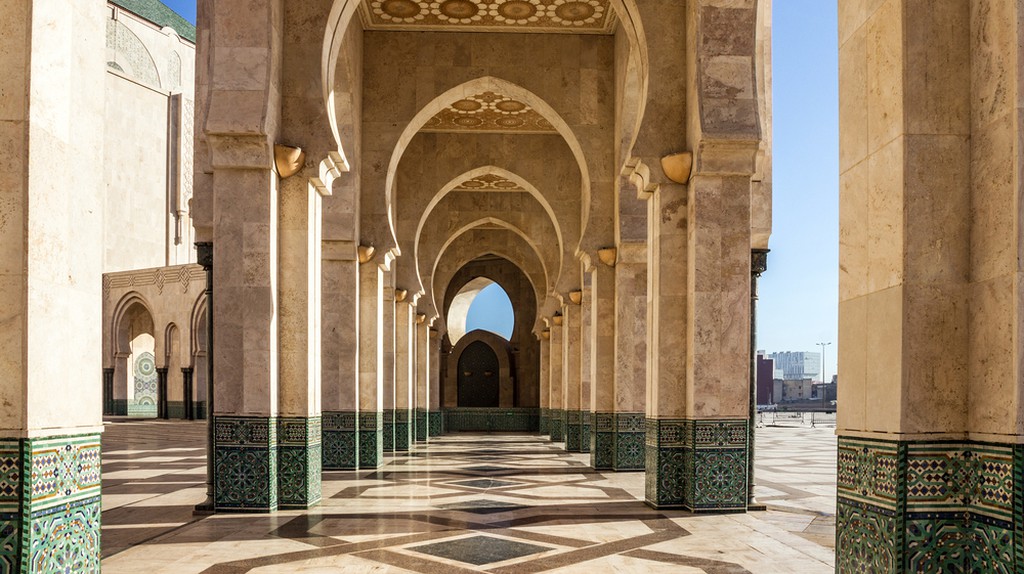 casablanca-morocco--mosque-hassan-ii-arcade-gallery