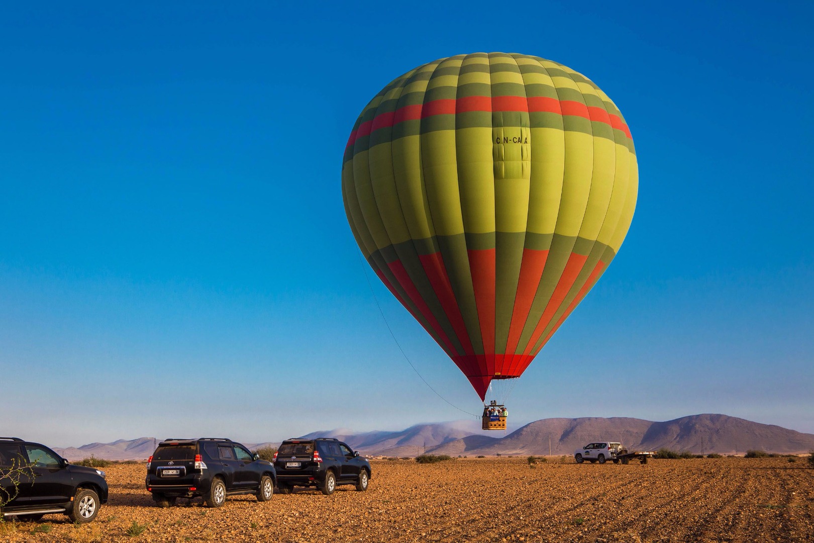hot air balloon Marrakech