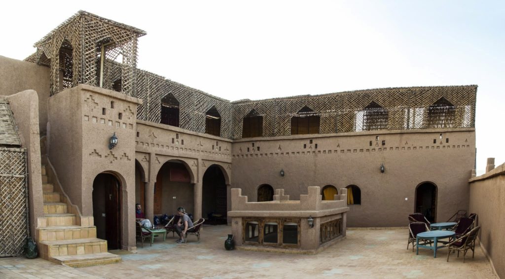 Ksar Tissargat right on the main road between Quarzazate and Zagora. Some of the fortress-like Kasbahs once owned by powerful local lords, have been converted into guest houses, restaurants or stores.