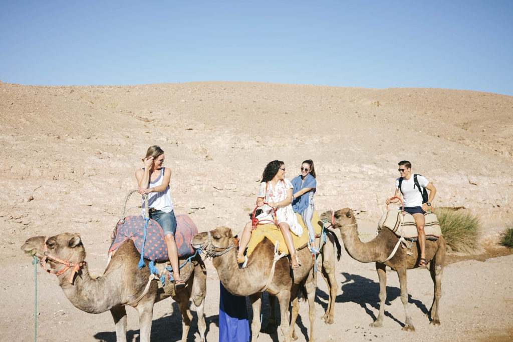 sunset camel rides and quad biking in Marrakech