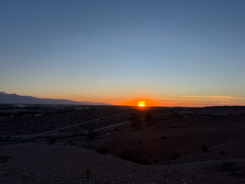 The Agafay Desert is a breathtaking rocky desert located just 30 kilometers south of Marrakech, Morocco, offering a striking contrast to the Sahara’s golden dunes. Known for its lunar-like terrain of rugged plateaus, dry riverbeds, and undulating hills, the Agafay Desert provides a unique escape for adventure seekers and luxury travelers alike. Visitors can enjoy thrilling activities like camel rides, quad biking, and stargazing under pristine night skies, as well as unwind in upscale desert camps with pools and gourmet dining. Easily accessible from Marrakech, this "stone desert" is perfect for day trips or overnight stays, blending adventure with cultural immersion—experience Berber hospitality, scenic hikes, and unforgettable sunsets in one of Morocco’s most captivating landscapes. Whether you seek adrenaline-fueled excursions or serene desert luxury, the Agafay Desert delivers an unforgettable Moroccan escape.