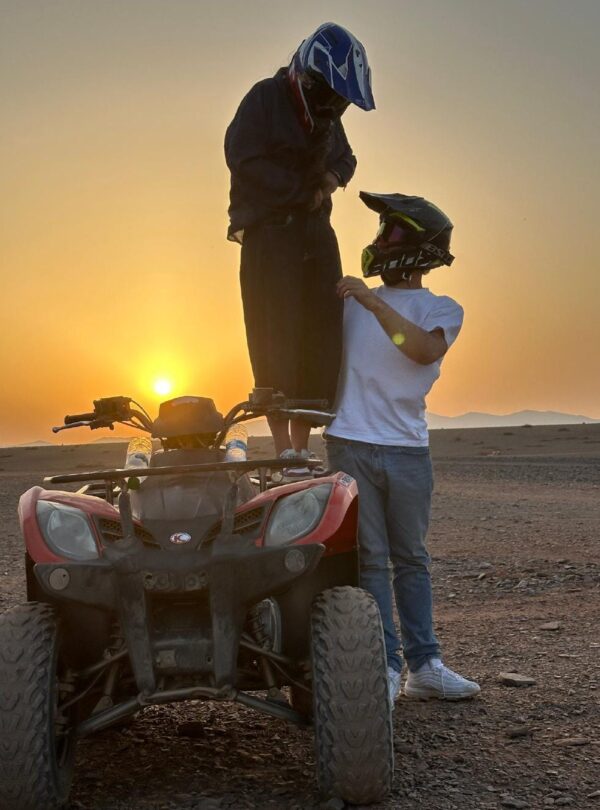 Quad Biking in the Agafay Desert, Morocco