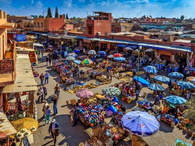 Marrakesh medina market